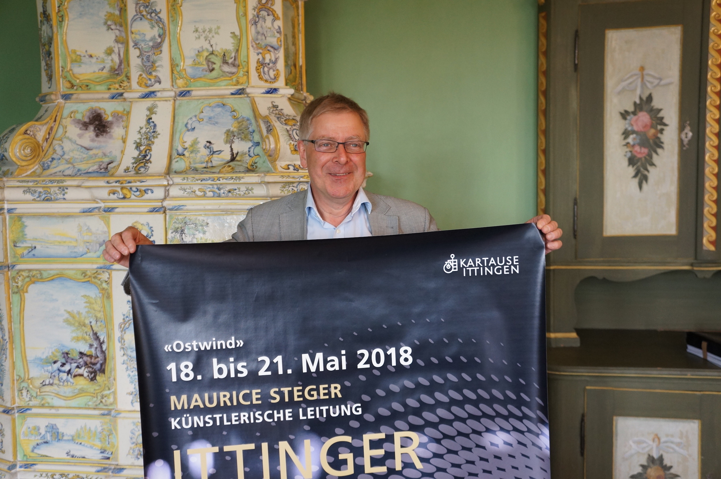 Der Mann hinter den Ittinger Pfingstkonzerten: Jürg Hochuli ist der Konzertveranstalter des Anlasses