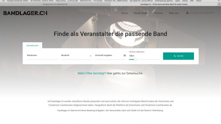 Neues Service-Portal für Bands und Veranstalter online